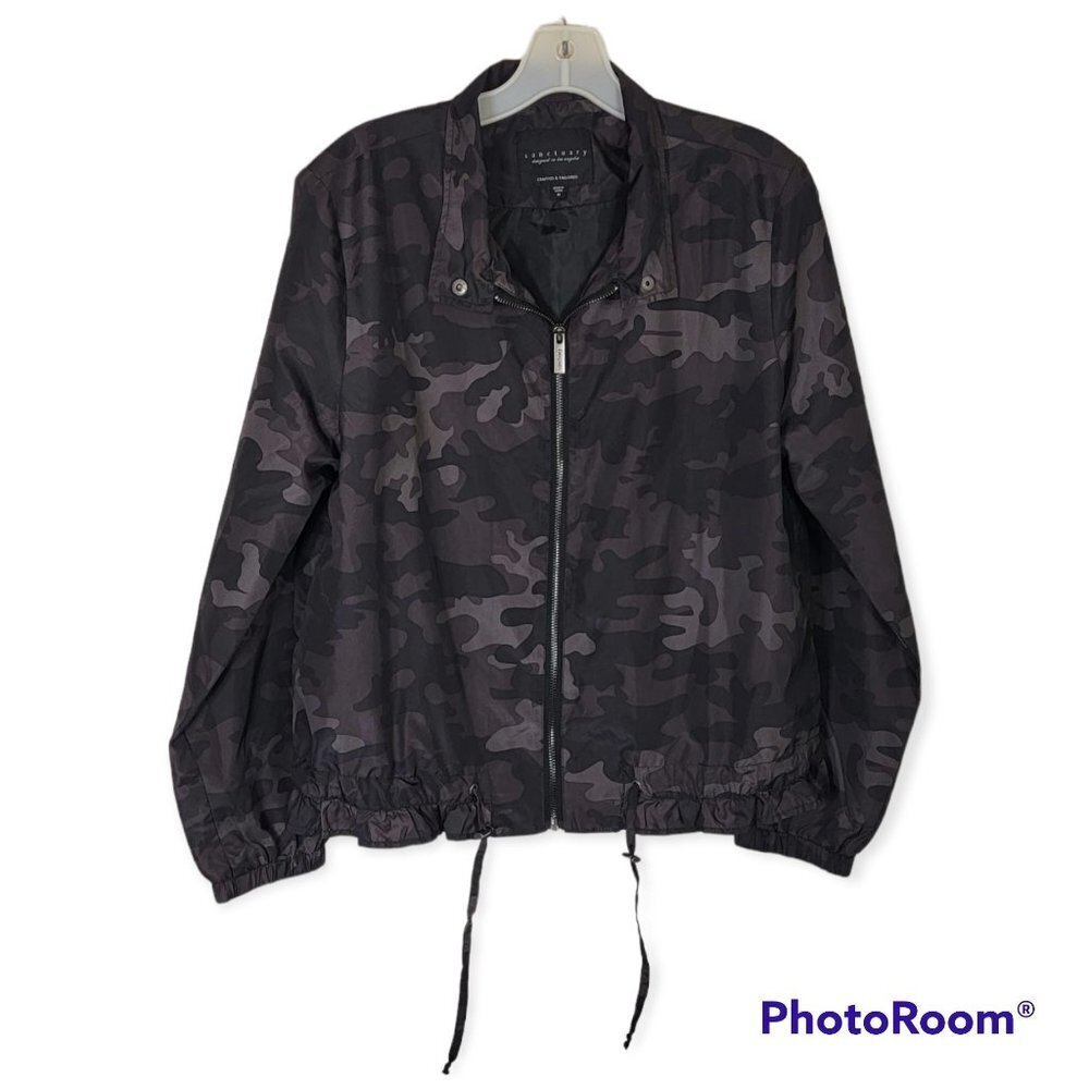 Sanctuary Camo Windbreaker size M